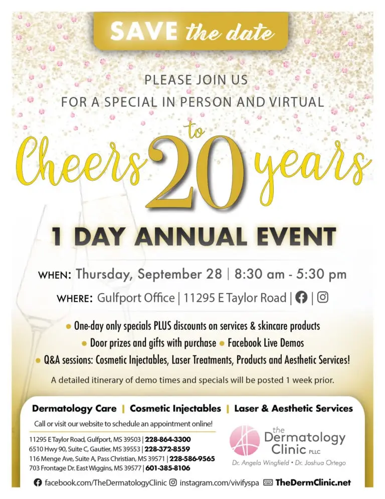 Save The Date – Thur., Sept. 28 – Cheers to 20 Years 1 Day Annual Event