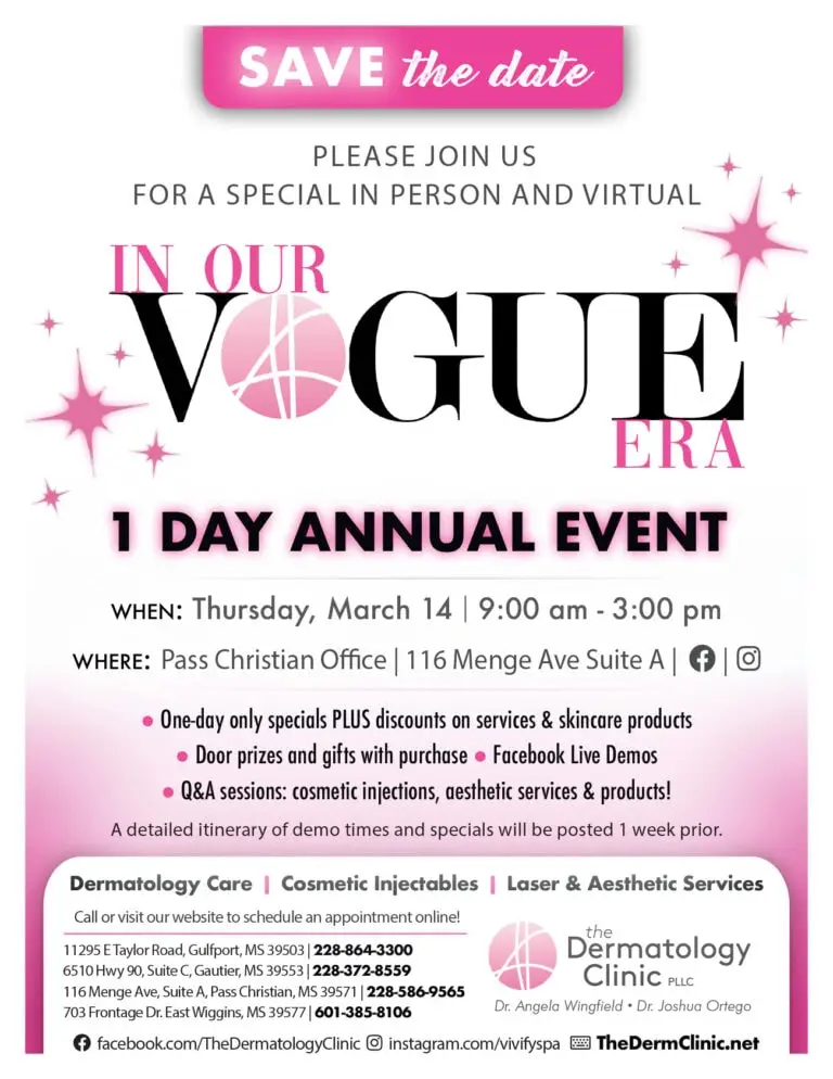 Save The Date – Thur., March 14 – In Our Vogue Era 1 Day Annual Event