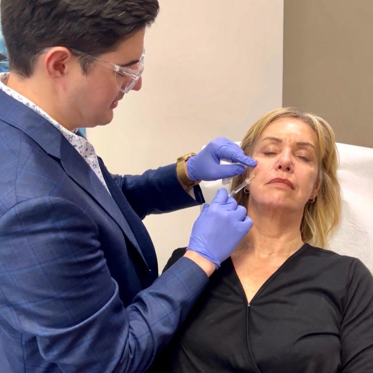 Dr. Ortego and Patient